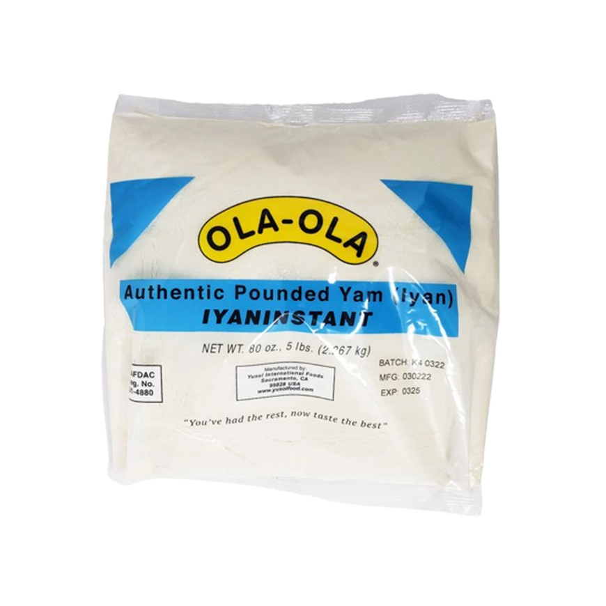 Ola Ola Pounded Yam Fufu Floor - 5 lbs