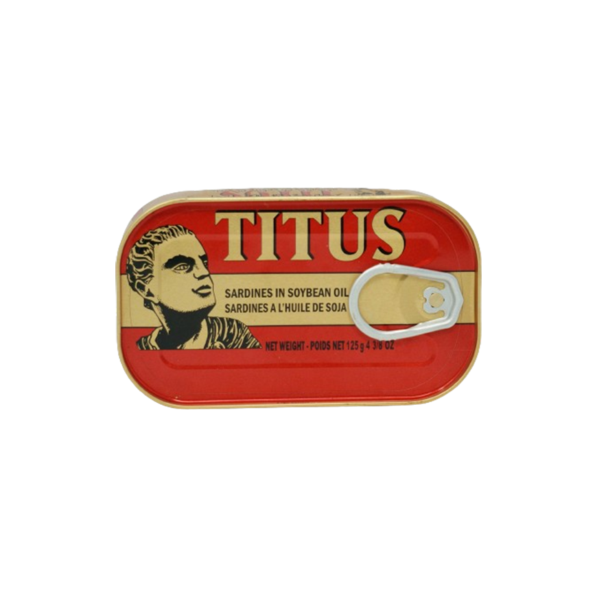 Titus Sardine In Soybean Oil - 125g